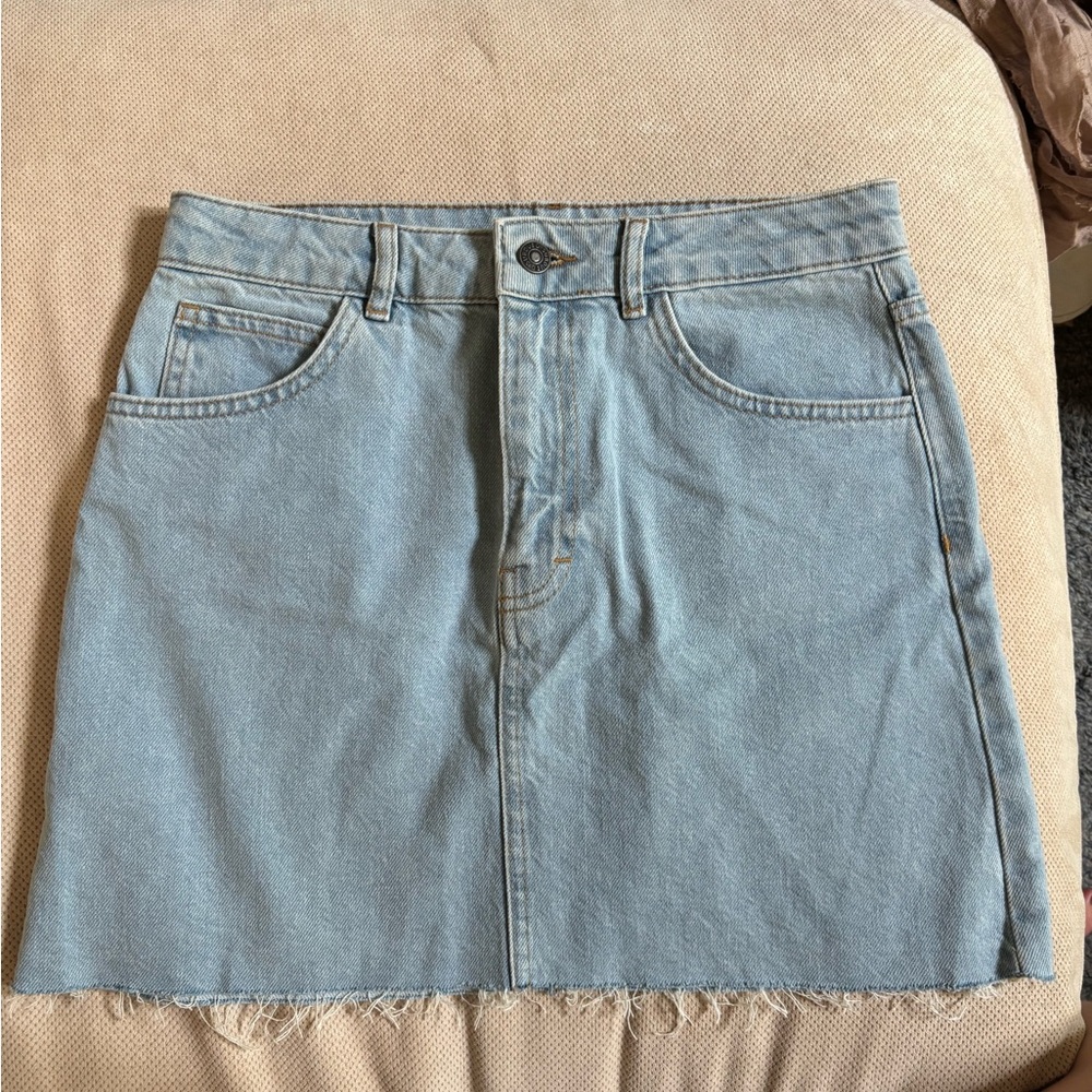 Denim Mini Skirt